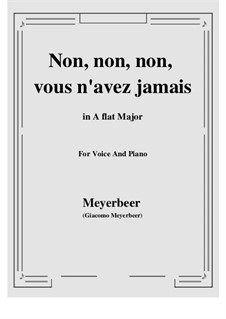 Les Huguenots: Non, non, non, vous n'avez jamais by Giacomo Meyerbeer