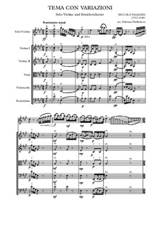 Tema con Variazioni: Tema con Variazioni by Niccolò Paganini