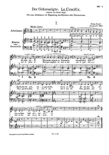 Le Crucifix, S.342: set completo by Franz Liszt