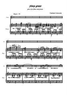Sleep-grass: para flauta e piano by Vladimir Solonskiy