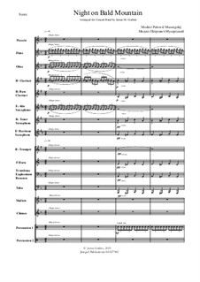 Night on Bald Mountain: For concert band by Modest Mussorgsky
