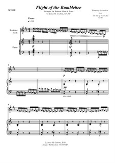 Flight of the Bumblebee: For Baritone Horn & Piano by Nikolai Rimsky-Korsakov