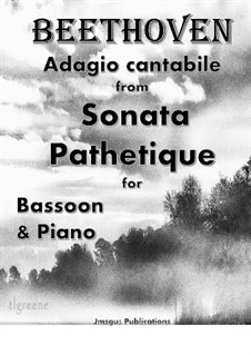 Movement II: para fagote e piano by Ludwig van Beethoven