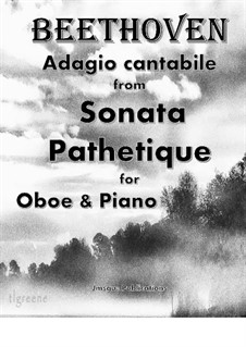 Movement II: para oboe e piano by Ludwig van Beethoven