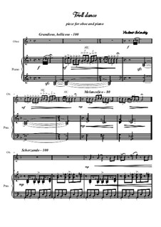 Troll dance: para oboe e piano by Vladimir Solonskiy