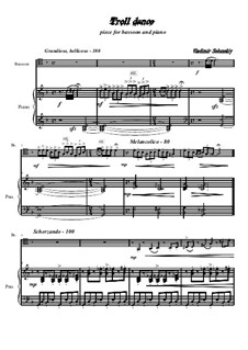 Troll dance: para fagote e piano by Vladimir Solonskiy
