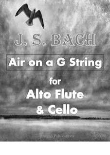 Aria. Version by James Guthrie: For Alto Flute & Cello by Johann Sebastian Bach