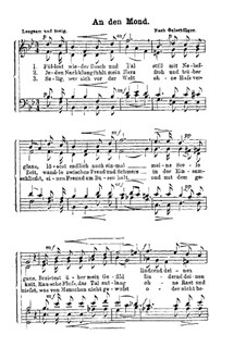 An den Mond: An den Mond by Friedrich Oelschläger