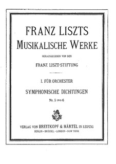 Symphonic Poem No.5 'Prometheus' for Orchestra, S.99: Partitura completa by Franz Liszt