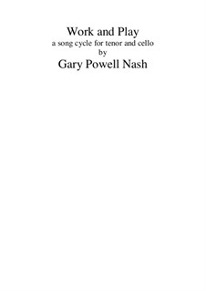 Work and Play: Work and Play by Gary Nash