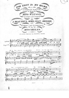 For Erin is Not Home: For Erin is Not Home by Thomas Haynes Bayly