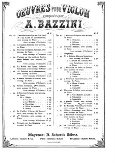 Grand Etude No.1, Op.49: Parpitura para violino e piano by Antonio Bazzini