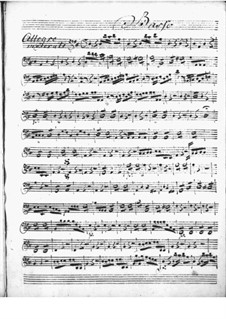 Harpsichord Concerto in D Major: parte violoncelo by Niccolò Jommelli