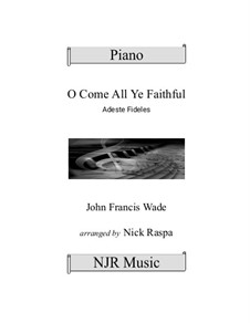Piano version: Intermediate piano by John Francis Wade