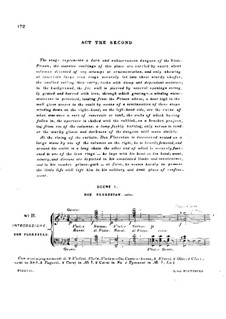 Fragments: Act II, piano score with vocal parts by Ludwig van Beethoven