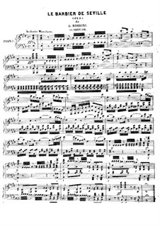 Overture: Para Piano by Gioacchino Rossini