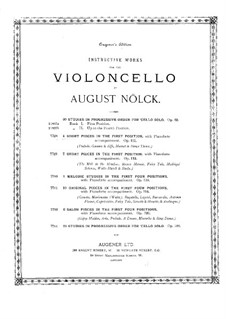 Four Short Pieces, Op.115: Score by August Nölck