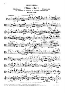 Five Pieces, Op.15: No.3 Serenade – Part by August Nölck