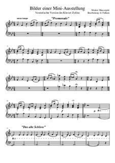 Complete Cycle: Para Piano by Modest Mussorgsky