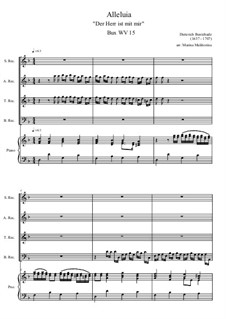 Alleluja: For wind ensemble by Dietrich Buxtehude