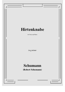 Hirtenknabe: G minor by Robert Schumann