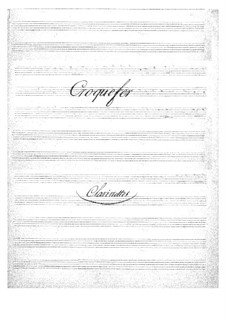 Croquefer: parte clarinetes by Jacques Offenbach