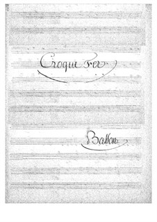 Croquefer: parte fagote by Jacques Offenbach