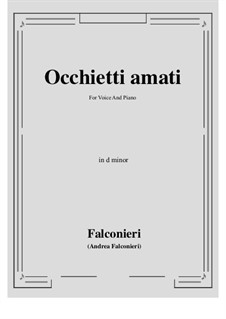 Occhietti amati: D minor by Andrea Falconieri