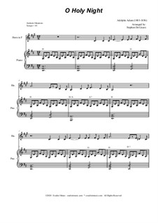 Instrumental version: For French Horn solo and Piano by Adolphe Adam