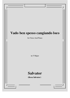 Vado ben spesso cangiando loco: F Maior by Salvator Rosa