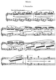 Miroirs. Suite for Piano, M.43: para um único musico (Editado por H. Bulow) by Maurice Ravel