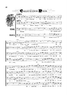 Iste confessor: credo by Giovanni da Palestrina
