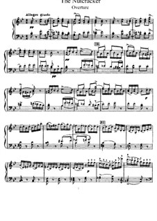 Complete Movements: Act 1, for piano by Pyotr Tchaikovsky