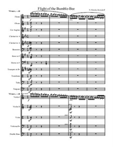 Flight of the Bumblebee: Full score by Nikolai Rimsky-Korsakov