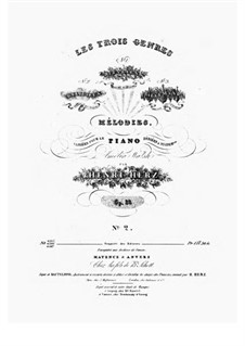 Les Trois Genres. Mélodies Variées, Op.88: No.2 by Henri Herz