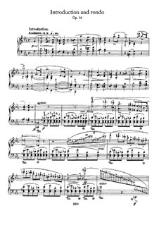 Rondo in E Flat Major, Op.16: Para Piano by Frédéric Chopin