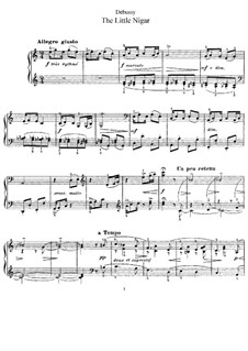 Le petit nègre (The Little Negro), L.114: Para Piano by Claude Debussy