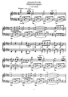 Complete set: Para Piano by Antonín Dvořák