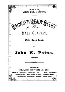 Radway's Ready Relief: Radway's Ready Relief by John Knowles Paine