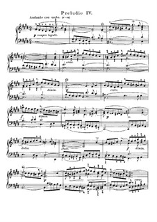 Prelude and Fugue No.4 in C Sharp Minor, BWV 849: Para Piano by Johann Sebastian Bach
