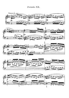 Prelude and Fugue No.20 in A Minor, BWV 865: Para Piano by Johann Sebastian Bach