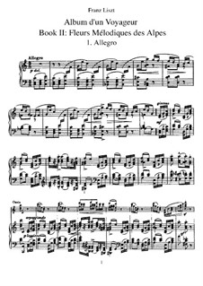 Album of Wanderer, S.156: livro II by Franz Liszt