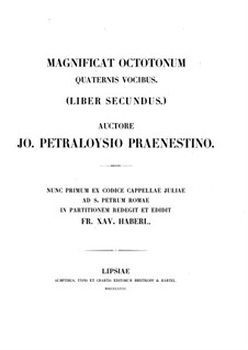 Magnificats: livro II by Giovanni da Palestrina