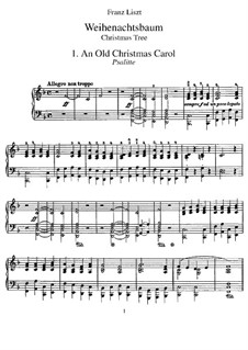 Christmas Tree, S.185a: Para Piano by Franz Liszt