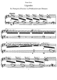 Two Legends, S.175: set completo by Franz Liszt