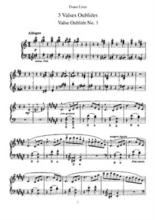 Forgotten Waltzes, S.215: set completo by Franz Liszt
