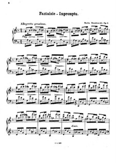 Fantasia-Impromptu, Op.6: Para Piano by Moritz Moszkowski