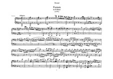 Fantasia for Mechanical Organ in F Minor, K.608: versão para piano de quatro mãos by Wolfgang Amadeus Mozart