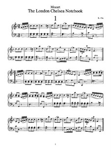 The London Notebook: Para Piano by Wolfgang Amadeus Mozart