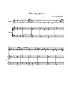Solo instrument and piano version: para violino by folklore